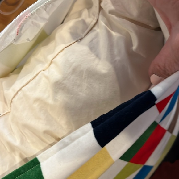 Pre-loved IKEA geometric pattern throw pillow - Picture 5 of 7